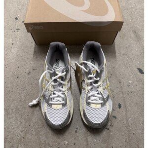 Asics Gel-1130 Sneakers in White & Faded Yellow